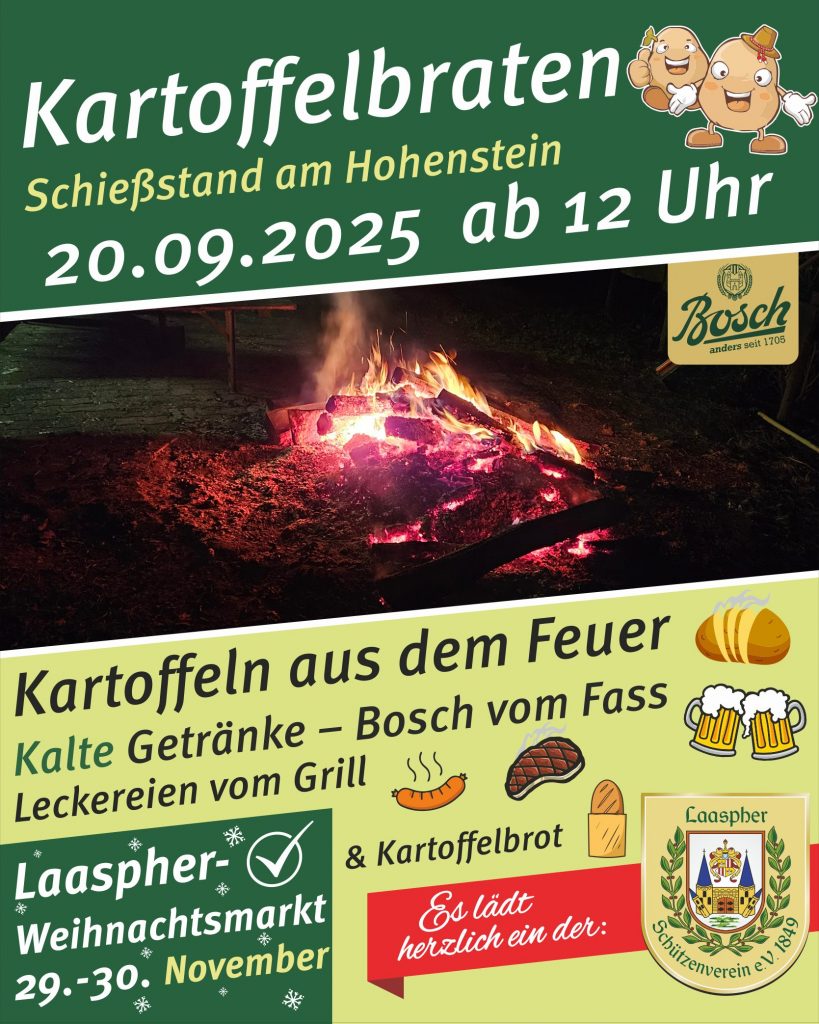 Kartoffelbraten Plakat 2025